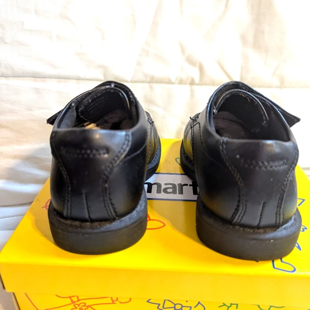 Smartfit Boys Black Dress Shoes Size 5W